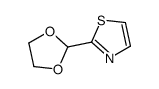 2-(1,3-二氧杂烷-2-基)噻唑结构式