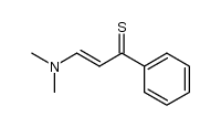 3-(N,N-dimethylamino)-1-phenyl-2-propene-1-thione结构式
