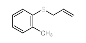 Benzene,1-methyl-2-(2-propen-1-ylthio)-结构式