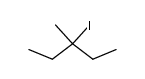3-iodo-3-methylpentane结构式
