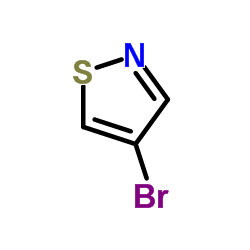 4-溴异噻唑结构式