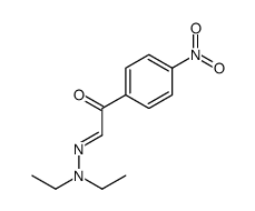 &alpha;-(Diethylhydrazono)-4'-nitroacetophenone结构式