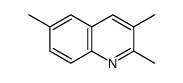 2,3,6-Trimethylquinoline结构式