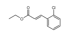 ethyl (E)-3-(2-chlorophenyl)prop-2-enoate结构式