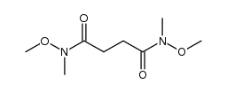 N1,N4-dimethoxy-N1,N4-dimethylsuccinamide结构式