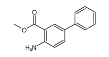 methyl 2-amino-5-phenylbenzoate结构式