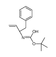 (R)-TERT-BUTYL (1-PHENYLBUT-3-EN-2-YL)CARBAMATE结构式
