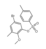 5-bromo-2-methoxy-3-methylphenyl 4-methylbenzenesulfonate结构式