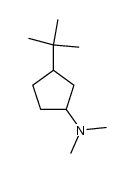 3-tert-Butyl-1-N,N-dimethylaminocyclopentan结构式