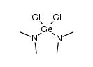 1,1-dichloro-N,N,N',N'-tetramethylgermanediamine结构式