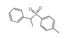 1-methyl-4-[(1-phenylethyl)sulfonyl]benzene结构式