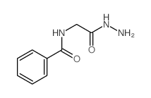 Glycine, N-benzoyl-,hydrazide结构式
