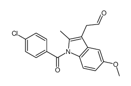 2-[1-(4-chlorobenzoyl)-5-methoxy-2-methylindol-3-yl]acetaldehyde结构式