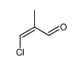 (E)-3-chloro-2-methylprop-2-enal结构式
