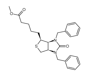 N,N'-dibenzylbiotin methyl ester结构式