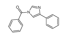 1-苯甲酰基-4-苯基咪唑结构式