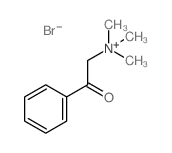 Benzeneethanaminium,N,N,N-trimethyl-b-oxo-,bromide (1:1)结构式