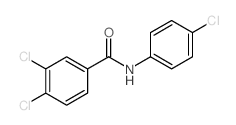 Benzamide,3,4-dichloro-N-(4-chlorophenyl)-结构式