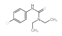 Thiourea,N'-(4-chlorophenyl)-N,N-diethyl-结构式