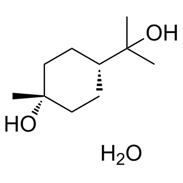反式-4-(1-羟基-1-甲基乙基)-1-甲基环己-1-醇结构式