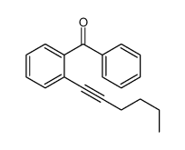 (2-hex-1-ynylphenyl)-phenylmethanone结构式