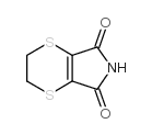 5,6-二氢-1,4-二噻烯-2,3-二羧(甲)酰亚胺结构式