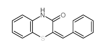 2H-1,4-Benzothiazin-3(4H)-one,2-(phenylmethylene)-结构式