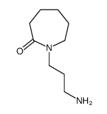 1-(3-氨基丙基)氮杂-2-酮结构式
