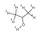 1,1,1,3,3,3,O-heptadeuterio-propan-2-ol结构式