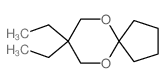 6,10-Dioxaspiro[4.5]decane,8,8-diethyl-结构式