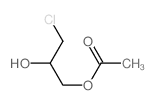 1,2-Propanediol,3-chloro-, 1-acetate结构式