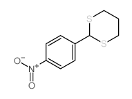 1,3-Dithiane,2-(4-nitrophenyl)-结构式