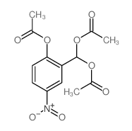 Methanediol,1-[2-(acetyloxy)-5-nitrophenyl]-, 1,1-diacetate结构式