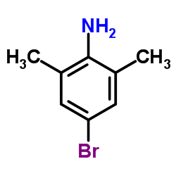 4-溴-2,6-二甲基苯胺结构式