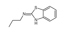 2-Benzothiazolamine,N-propyl-(9CI)结构式