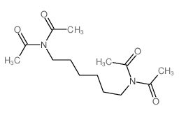 Acetamide,N,N'-1,6-hexanediylbis[N-acetyl-结构式