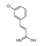 3-(3-CHLOROPHENYL)ACRYLAMIDE结构式