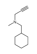N-(cyclohexylmethyl)-N-methylprop-2-yn-1-amine结构式