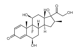 6β-hydroxybetamethasone结构式