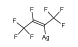 trans-perfluoro-1-methylpropenylsilver结构式