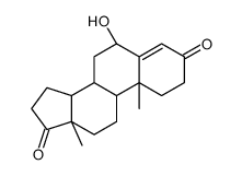 (6S,8R,9S,10R,13S,14S)-6-hydroxy-10,13-dimethyl-2,6,7,8,9,11,12,14,15,16-decahydro-1H-cyclopenta[a]phenanthrene-3,17-dione结构式