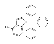 4-Bromo-1-trityl-1H-benzimidazole结构式