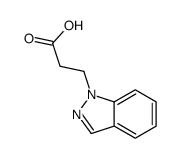 1H-吲唑-1-丙酸结构式