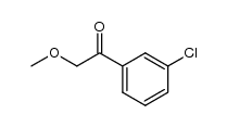 3'-chloro-2-methoxyacetophenone结构式