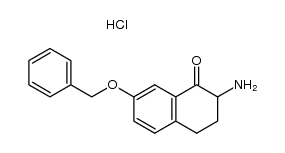 2-amino-7-benzyloxy-1-tetralone hydrochloride结构式