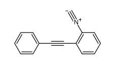2-(2-phenylethynyl)phenyl isocyanide结构式