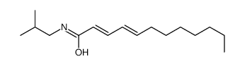 DODECA-2(E),4(E)-DIENOIC ACID ISOBUTYLAMIDE(P)结构式