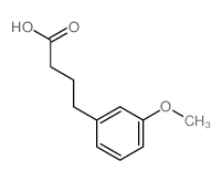 4-(3-methoxyphenyl)butanoic acid结构式