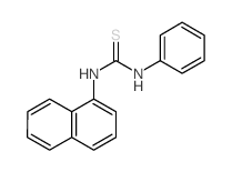 Thiourea,N-1-naphthalenyl-N'-phenyl-结构式