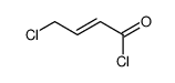 4-chlorobut-2-enoyl chloride结构式